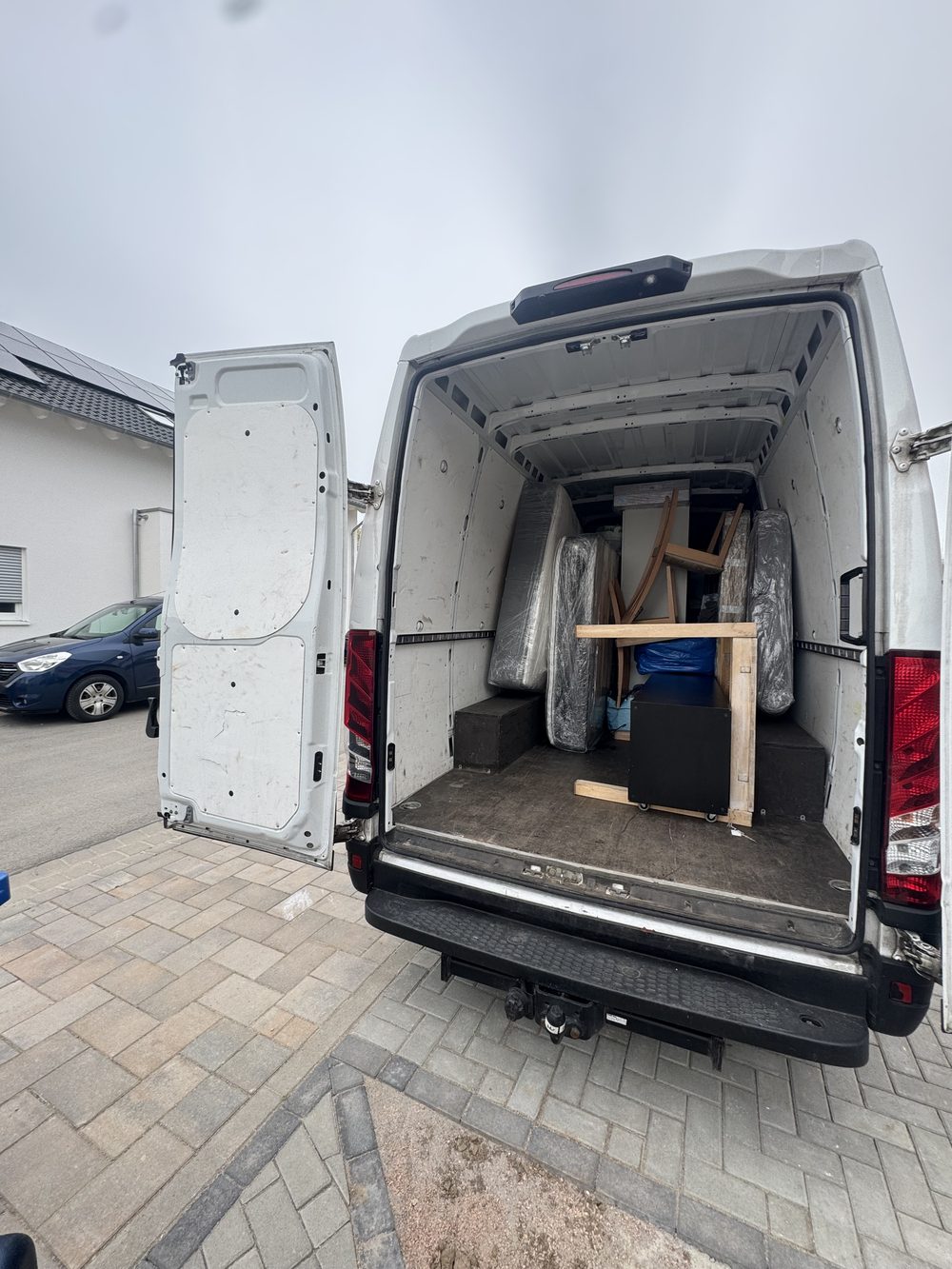 Beladener Sprinter für einen Umzug